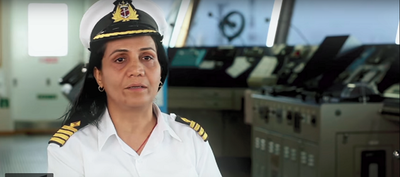 Sailing through the storms of life with Captain Radhika Menon, the first woman captain in the Indian Merchant Navy