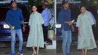 Alia Bhatt and Ranbir Kapoor make for a handsome couple as they arrive together for a movie screening 