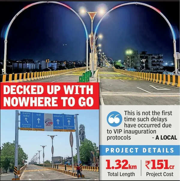 Ready But Shut: Dipti Signal Flyover Awaits ‘VIP Opening’