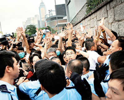 Tensions soar as HK police warn protesters of firm response