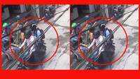 On cam: 2 bike-borne men snatch chain from woman in Delhi 