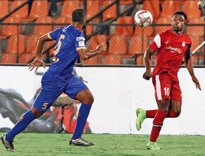 Mumbai City FC suffer 0-2 defeat against North-East United FC