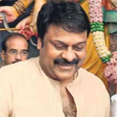 Chiru's '˜rathmobile' gets ready to roll