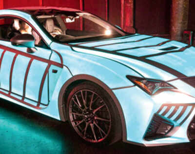 Electrified Car Paint Lights Up In Sync With Driver S Heartbeat