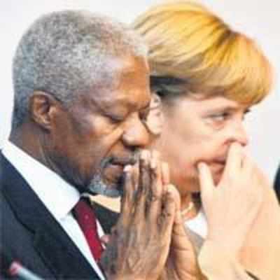 Looks like Merkel really '˜digs' Kofi