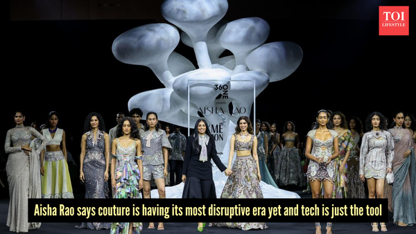 Aisha Rao declares couture is entering its boldest chapter, powered by tech but owned by emotions