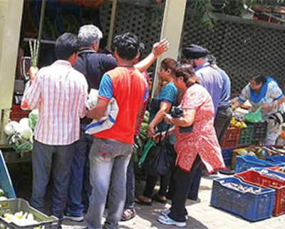 Cheap veggies litter Khar, locals irked