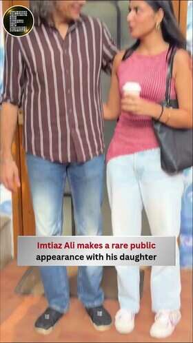 Imtiaz Ali Spotted with Daughter in Rare Appearance