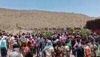 Madhya Pradesh: Scores of migrants block NH3, pelt stones at cops 