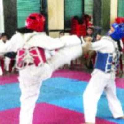 Rural t'wondo competition held at Panvel