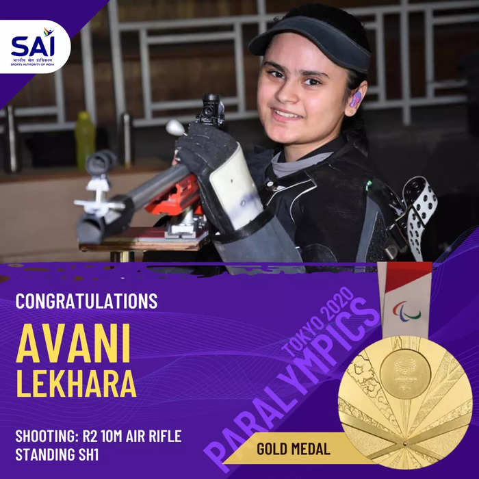 Avani wins GOLD in her debut Games