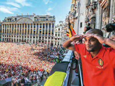 FIFA World Cup 2018: Belgium team receive hero’s welcome in Brussels after achieving best-ever result