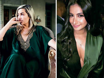 Rhea Kapoor goes on a dinner date with her gal pals Pooja Dhingra and Brittany Somerville