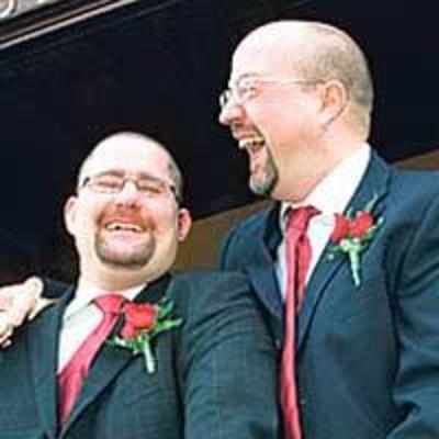 UK's first gay couple to split