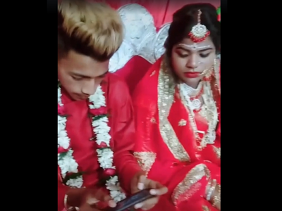 Fake or Real? Groom can't stop playing PUBG at his own wedding, video goes viral