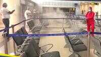 NGO conducts sanitization drive at Amritsar airport amid COVID-19 