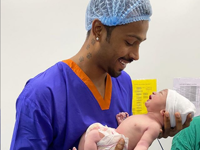 Hardik Pandya shares adorable picture with son, enjoys daddy duties