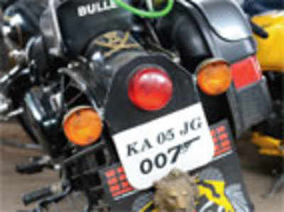 Number plate violations rising in city