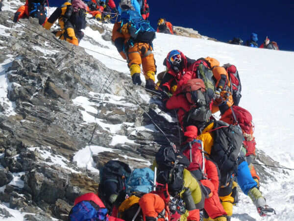 To Everest, via a ‘crowded highway’