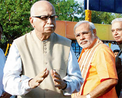 Vadodara is Modi's 2nd seat; Advani gets Gandhinagar