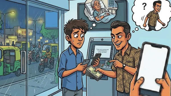 Rs 50k lost@ATM: Stranger cons man trying to help ailing mom in Bengaluru
