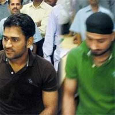 Dhoni and Bhajji now partners in business