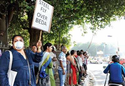 Steel flyover : Thou shall not steel