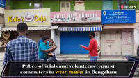 Bangalore cops and volunteers  help keep mask violations in check 