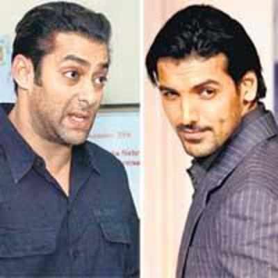 Salman snubs John at film music release