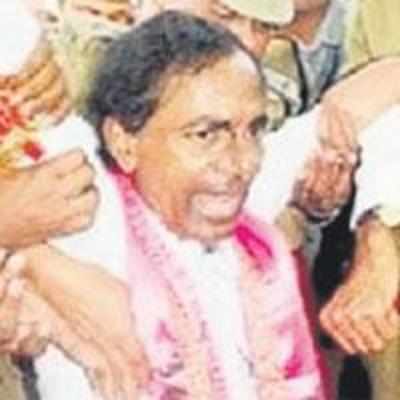 TRS chief's arrest sparks protests across region