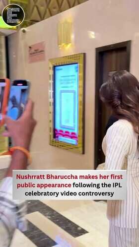 Nushrratt Bharuccha Makes Graceful Public Appearance Post Controversy