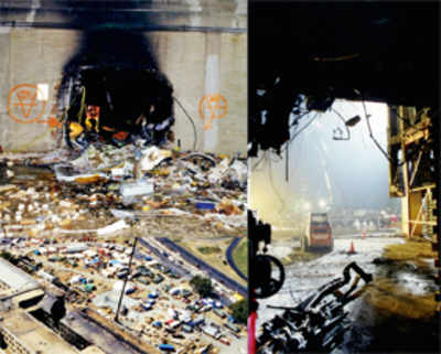 FBI releases unseen photos from 9/11 attack at Pentagon