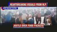 Heartbreaking! Migrant workers travelling on Shramik Special loot food packets at Itarsi station in MP 