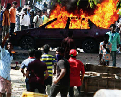 Jallikattu protests go violent