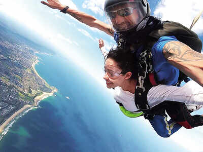 Nushrat Bharucha on her sky-diving experience in Australia: I felt like I was flying