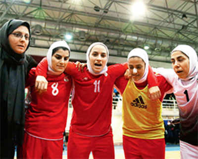 Eight of Iran’s women’s football team ‘are men’