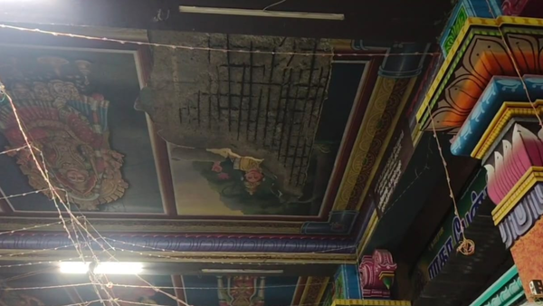 1 dead, 2 injured after ceiling collapses at Tamil Nadu's Samayapuram Temple