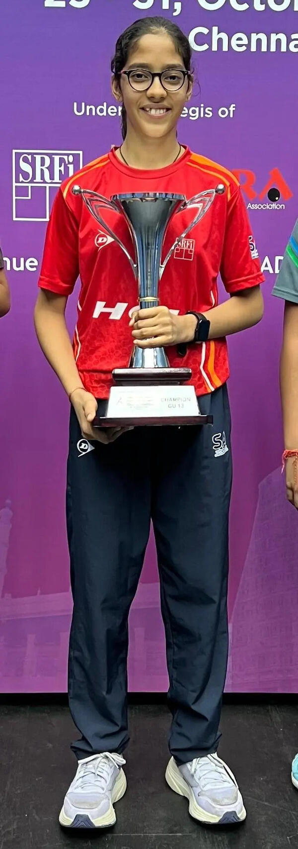 Jaipur’s Divyanshi Jain wins bronze at Asian Junior Squash Championship; India bag eight medals including one gold