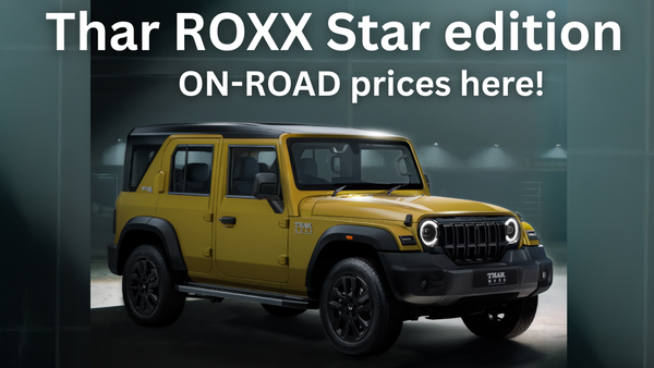 Mahindra Thar Roxx Star edition on-road prices in top cities of India: Delhi, Mumbai and more