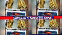 932 grams of gold worth around Rs 53 lakh seized at Kannur International Airport, 2 held 