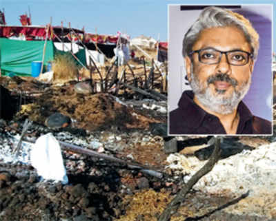 Another attack on Sanjay Leela Bhansali's Padmavati sets in Kolhapur