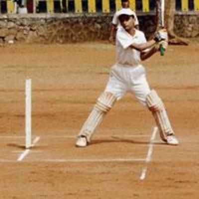 Teams battle it out in u-14 cricket tourney