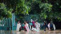 Monsoon mayhem in Delhi-NCR: Heavy rain leads to water logging, traffic jams, wall collapse 