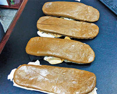 Hyderabad: Customs seize 3.3kg gold hidden in shoe