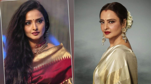 Rekha's regal Kanjivaram sarees