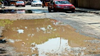 Traffic violations rampant on road full of potholes in Chennai's Mylapore