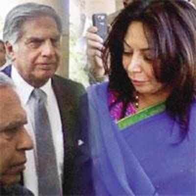 Ratan Tata candid, Niira Radia evasive