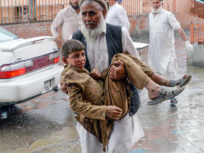 Blasts in Afghan mosque kill 62