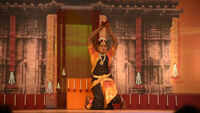 Sreedevi transgender along with Shreemathi performing 'Bhayankam' rasas at Navarasa Nayaki 