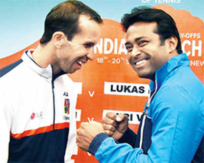 Paes faces former doubles mate and ‘brother’ in crucial tie